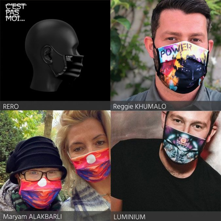Masque Collection n°2 Marie-Agnès Gillot pour Marion la Main Tendue - Mask of Art - Rougier et Plé