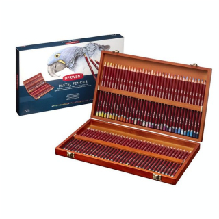 Crayon pastel Coffret bois 72 pcs - Derwent - Rougier et Plé