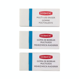 Gomme tout usage Set 3 pcs - Derwent - Rougier et Plé