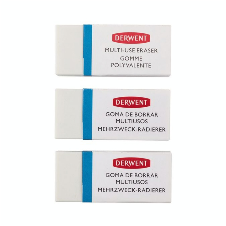 Gomme tout usage Set 3 pcs - Derwent - Rougier et Plé