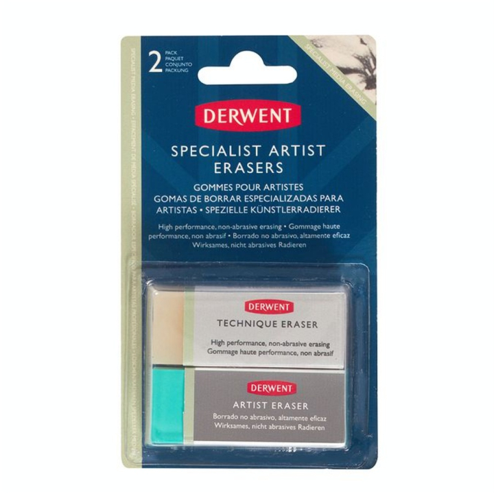 Gomme spéciale artiste 2 pcs - Derwent - Rougier et Plé
