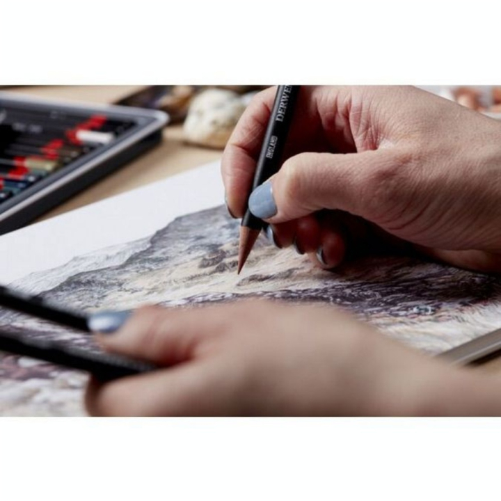 Crayon fusain teinté Charcoal - Derwent - Rougier et Plé