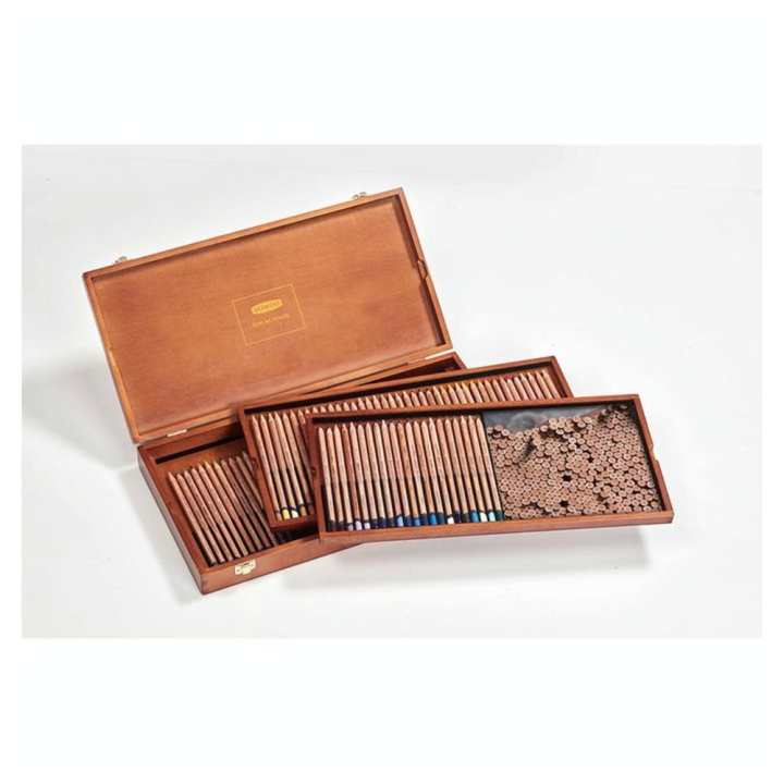 Crayon de couleur Lightfast Coffret bois 100 pcs - Derwent - Rougier et Plé