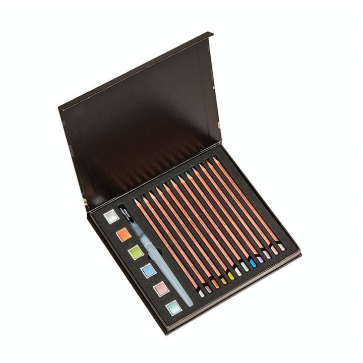 Techniques mixtes Metallic 18 pcs - Derwent - Rougier et Plé