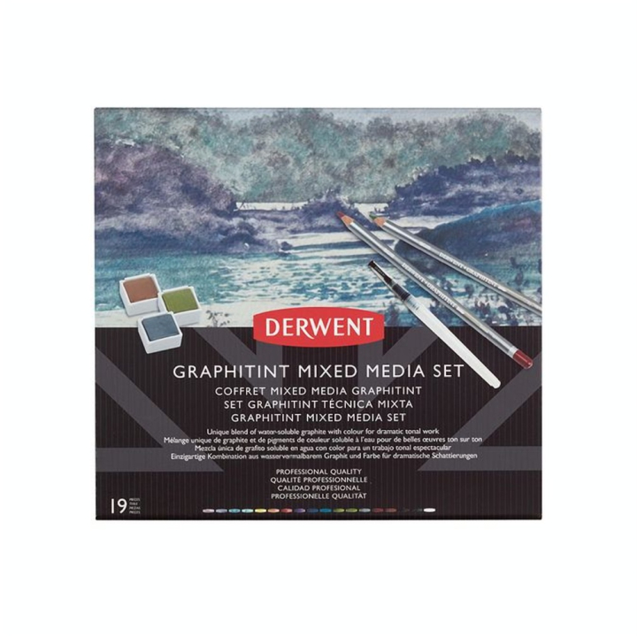 Techniques mixtes Graphitint 18 pcs - Derwent - Rougier et Plé
