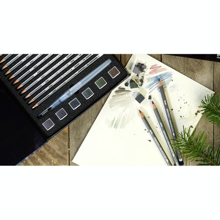 Techniques mixtes Graphitint 18 pcs - Derwent - Rougier et Plé