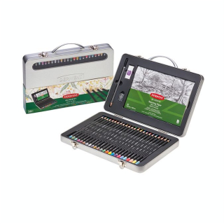 Crayon de couleur Valisette 28 crayons + accessoires - Derwent - Rougier et Plé