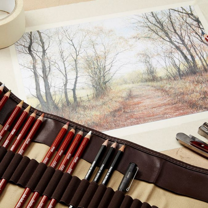 Crayon de couleur Drawing Set 6 pcs - Derwent - Rougier et Plé