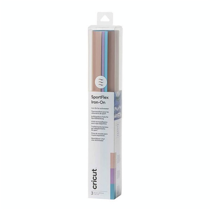 Flex thermocollant iron on sportflex métallique 3 pcs - Cricut - Rougier et Plé