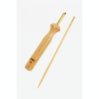 Aiguille Punch needle en bois n°10 - DMC - Rougier et Plé