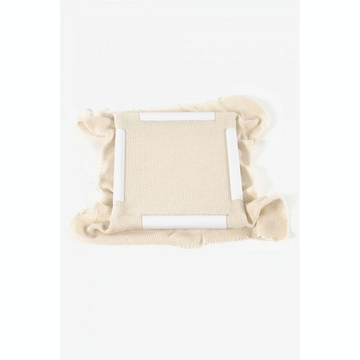 Tambour carré blanc 43 x 43 cm - DMC - Rougier et Plé