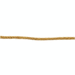 Cordon tressé aspect Jute naturelle 3 m Fin - Rico Design - Rougier et Plé