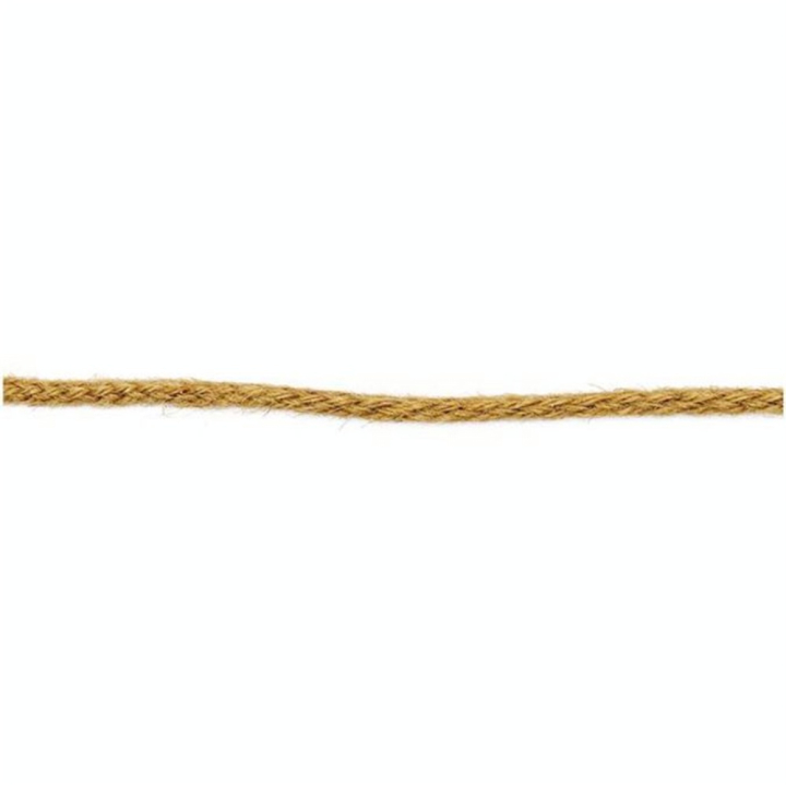 Cordon tressé aspect Jute naturelle 3 m Fin - Rico Design - Rougier et Plé