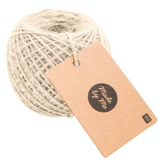 Ficelle en jute Ø 1 mm 50 m Crème - Rico Design - Rougier et Plé