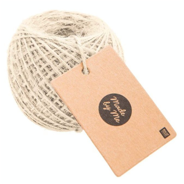 Ficelle en jute Ø 1 mm 50 m Crème - Rico Design - Rougier et Plé