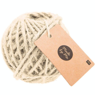 Ficelle en jute Ø 4 mm 25 m Crème - Rico Design - Rougier et Plé