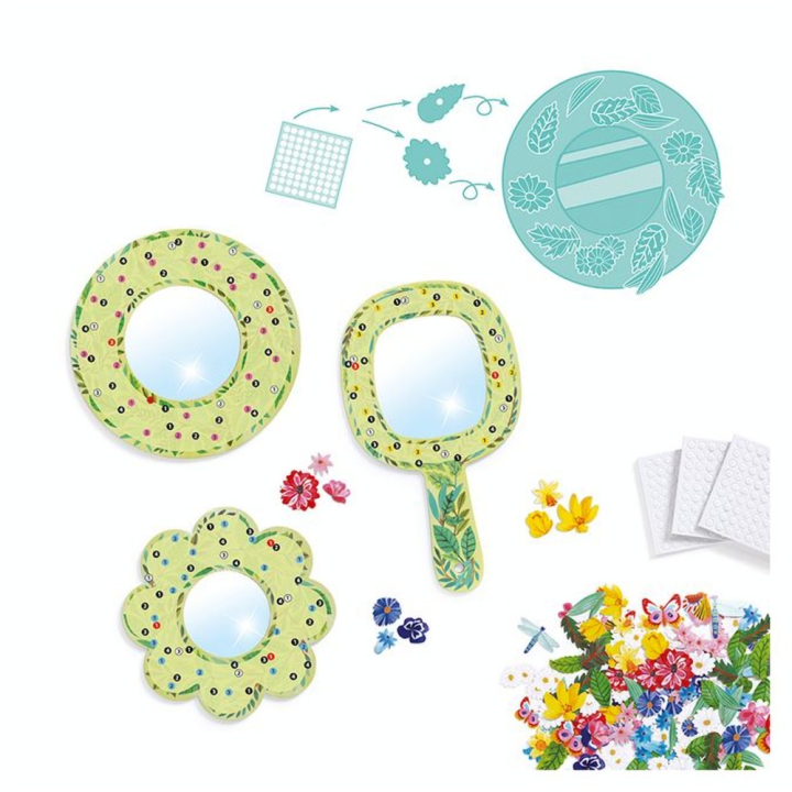 Mosaïques & Stickers DIY Douceur Florale - Djeco - Rougier et Plé