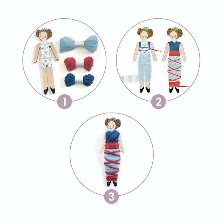 DIY À créer Poupées chasse-tracas Sweet Night - Djeco - Rougier et Plé
