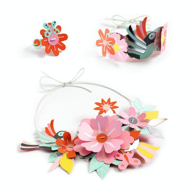 DIY À créer 4 Parures de bijoux Gaité colorée - Djeco - Rougier et Plé