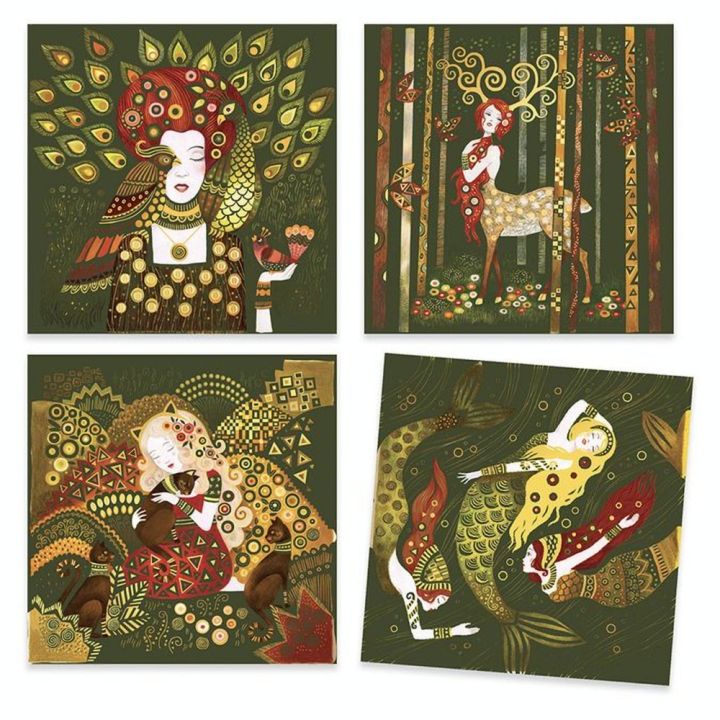 Cartes à gratter Inspired by Muses - Djeco - Rougier et Plé