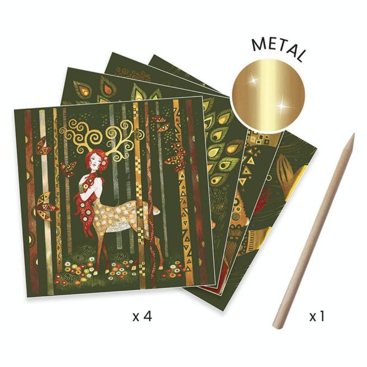Cartes à gratter Inspired by Muses - Djeco - Rougier et Plé
