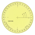 Rapporteur de géométrie souple jaune 110 mm - Wonday - Rougier et Plé