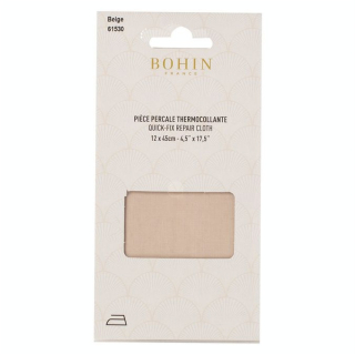 Pièce de réparation Percale thermocollante Beige - Bohin - Rougier et Plé