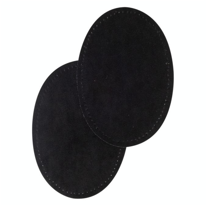 Renfort thermocollant Suédine 2 pcs Noir - Bohin - Rougier et Plé