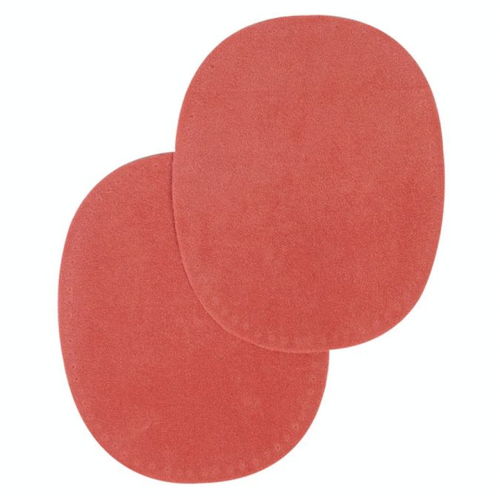 Renfort à coudre Suédine 2 pcs Rose saumon - Bohin - Rougier et Plé