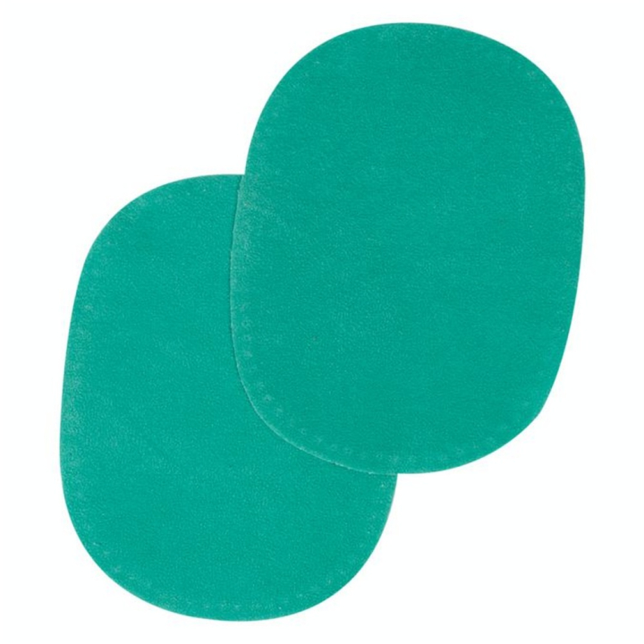 Renfort à coudre Suédine 2 pcs Vert lagon - Bohin - Rougier et Plé