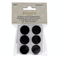 Pastilles auto-agrippantes noires 20 mm 20 pcs Noir - Bohin - Rougier et Plé