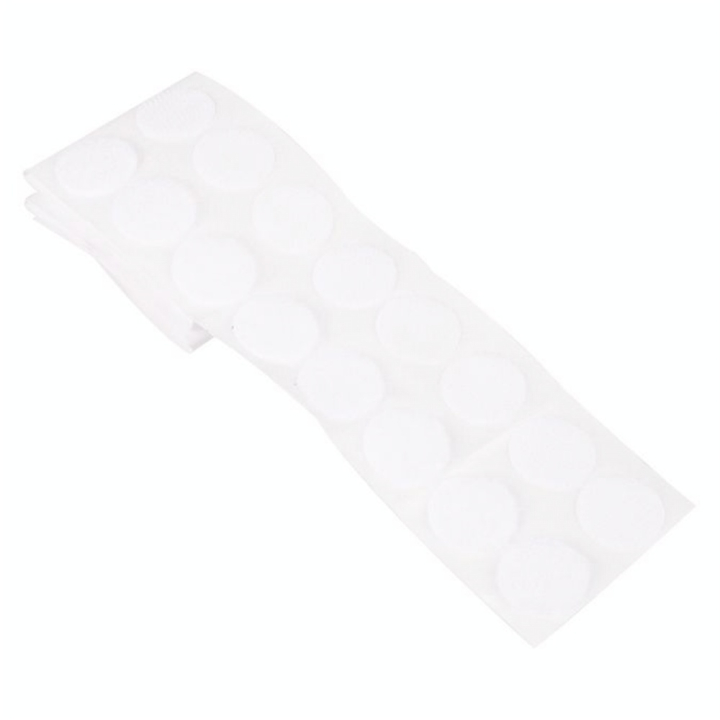 Pastilles auto-agrippantes noires 20 mm 20 pcs Blanc - Bohin - Rougier et Plé