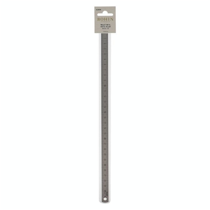 Réglet métal 30 cm - Bohin - Rougier et Plé