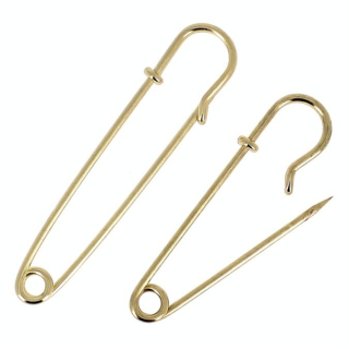 Épingle kilt 62 et 76 mm Doré - Bohin - Rougier et Plé