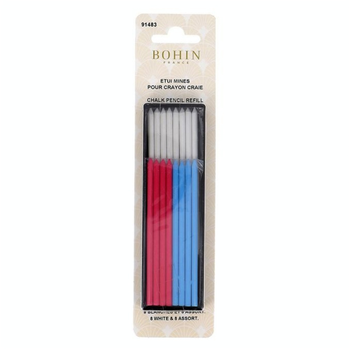 Mines crayon craie Ø 1,4 mm Blanc 16 pcs - Bohin - Rougier et Plé