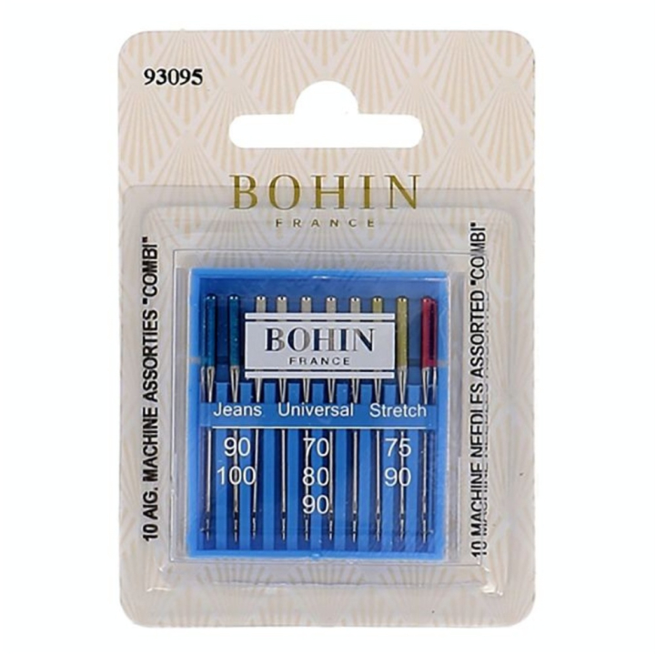 Aiguilles machine à coudre Assortiment 10 pcs - Bohin - Rougier et Plé