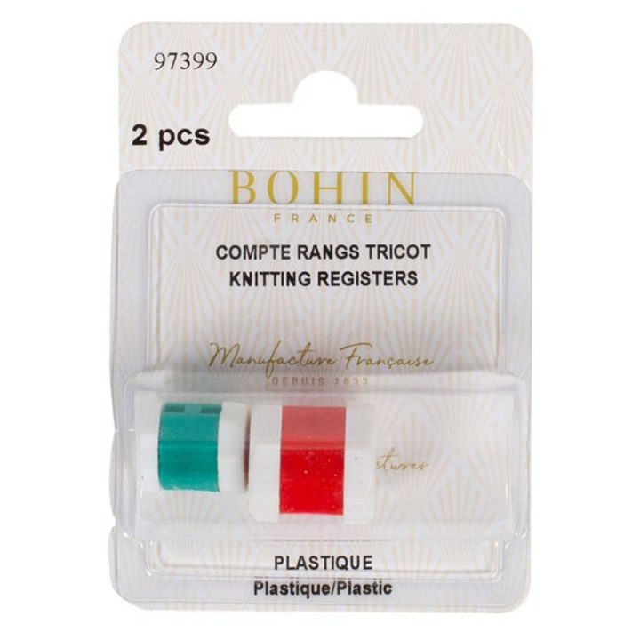 Compte-rangs tricot aiguille n°2 à 4 et n°4 à 7 - Bohin - Rougier et Plé