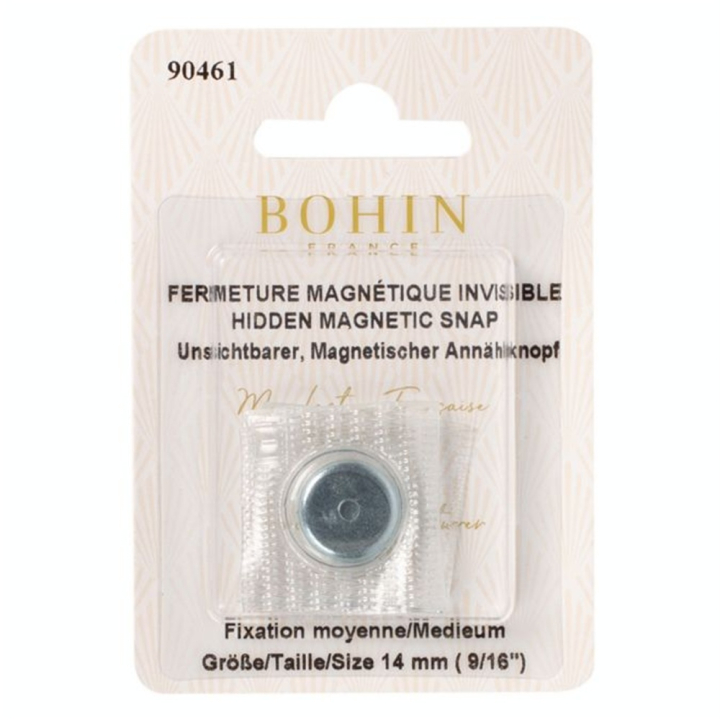 Fermeture magnétique invisible à coudre 14 mm - Bohin - Rougier et Plé