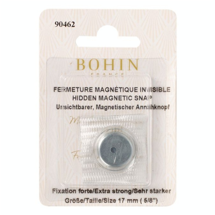 Fermeture magnétique invisible à coudre 17 mm - Bohin - Rougier et Plé