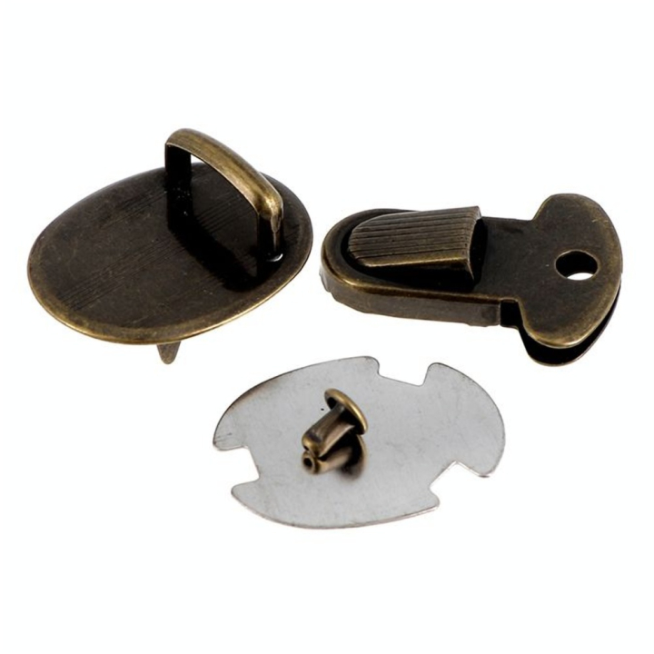 Fermoir sacoche 14 mm Bronze - Bohin - Rougier et Plé