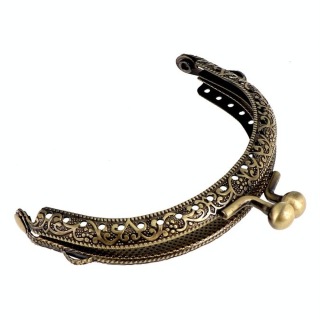 Fermoir métallique arrondi 80 mm Bronze - Bohin - Rougier et Plé