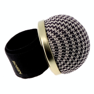 Bracelet pelote ajustable motif  Pied de poule - Bohin - Rougier et Plé