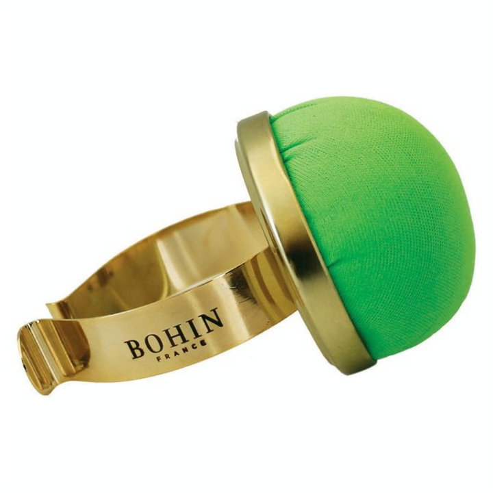 Bracelet pelote doré Vert fluo - Bohin - Rougier et Plé