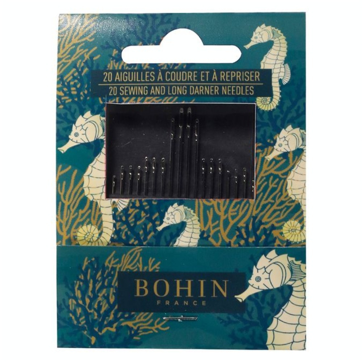 Carnet d'aiguilles hippocampe 20 pcs - Bohin - Rougier et Plé