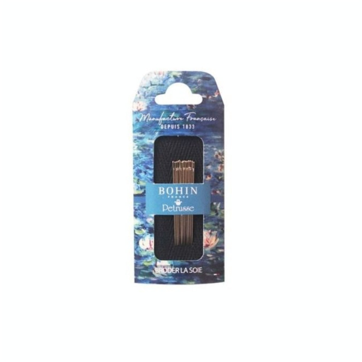 Aiguilles à broder la soie 15 pcs pochette édition Petrusse - Bohin - Rougier et Plé