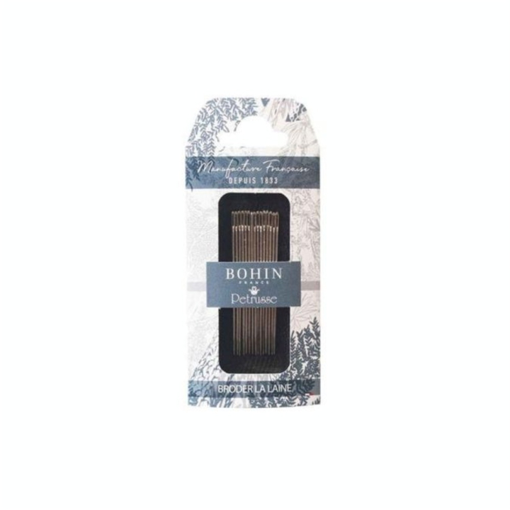 Aiguilles à broder la laine 15 pcs pochette édition Petrusse - Bohin - Rougier et Plé