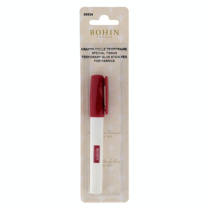 Crayon colle textile temporaire - Bohin - Rougier et Plé