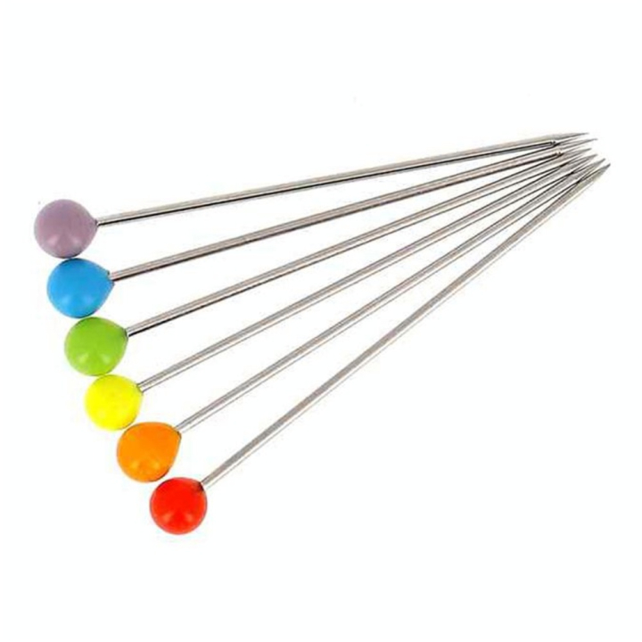 Épingles à tête de verre Arc-en-ciel 30 x 0,60 mm 80 pcs - Bohin - Rougier et Plé