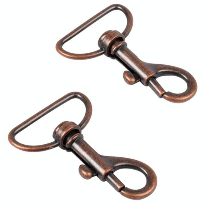 Mousqueton pivotant 45 mm Bronze 2 pcs - Bohin - Rougier et Plé