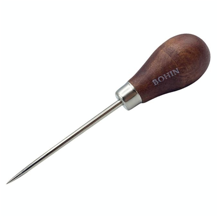 Poinçon manche bois 11 cm - Bohin - Rougier et Plé